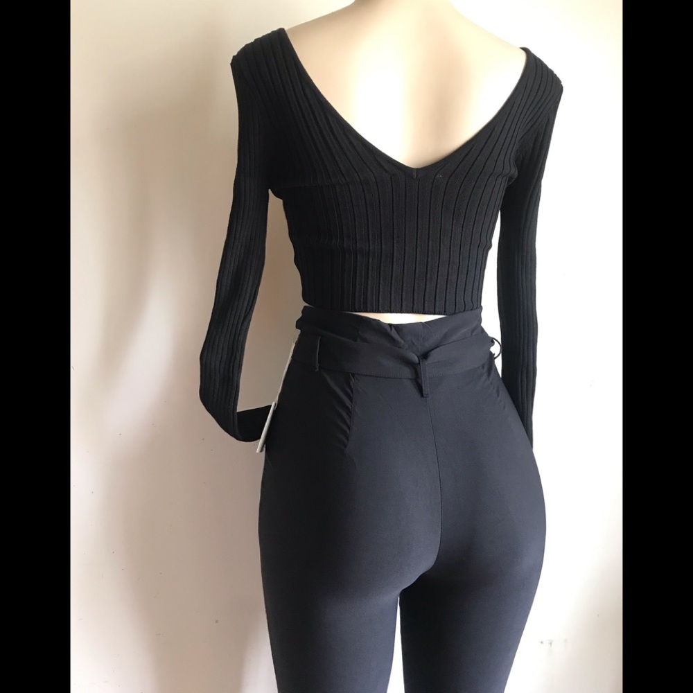Paper top high waist pants NWT - Picture 9 of 11